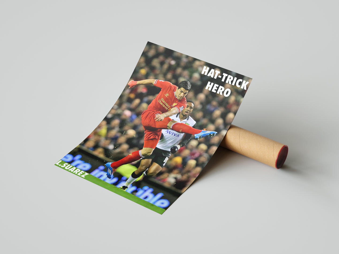 Suarez "Hattrick Hero" Poster