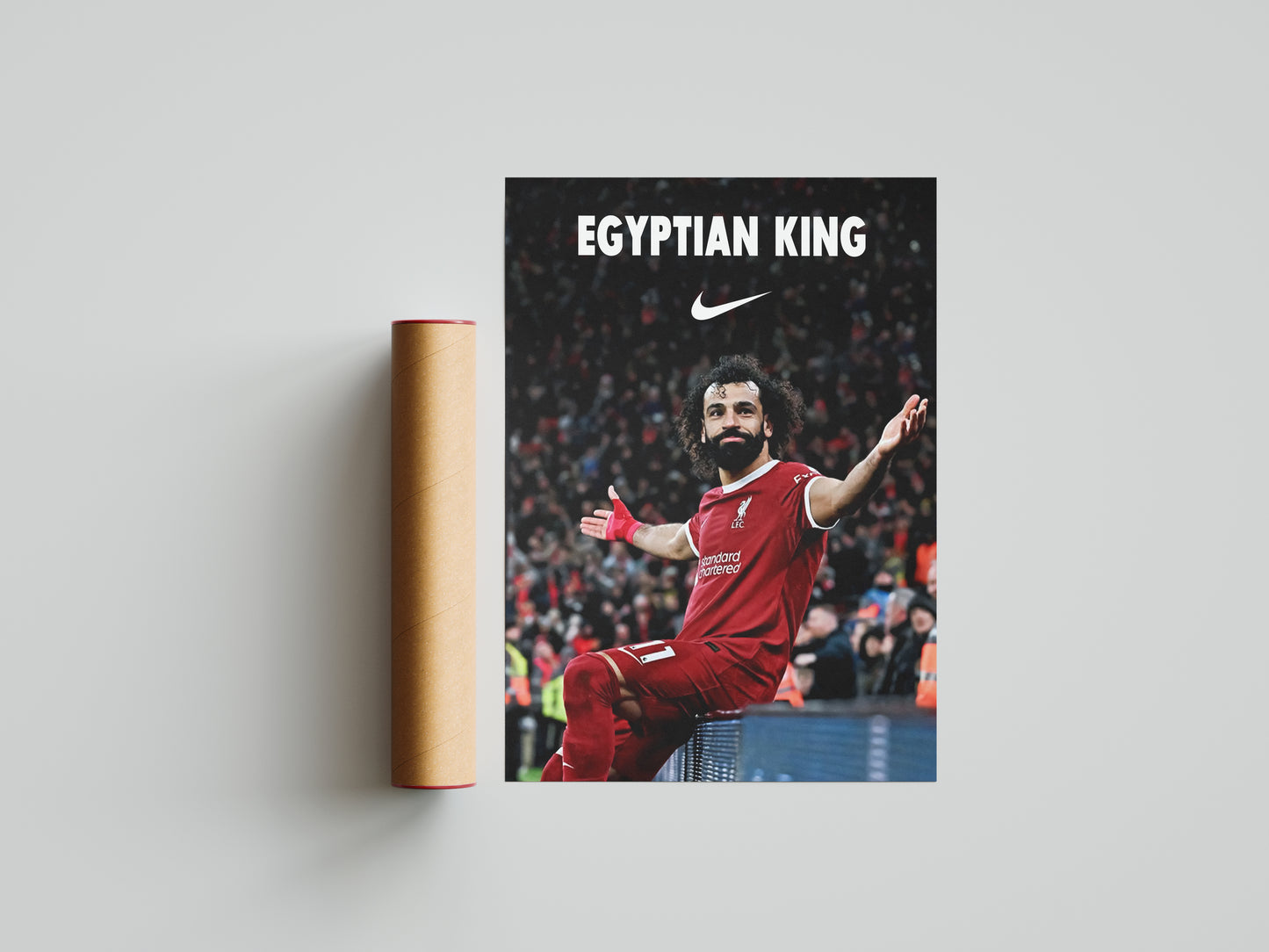 Mo Salah "Egyptian King" Poster