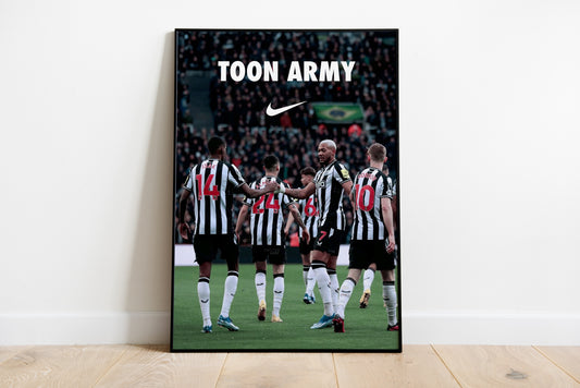 Newcastle "Toon Army" Poster