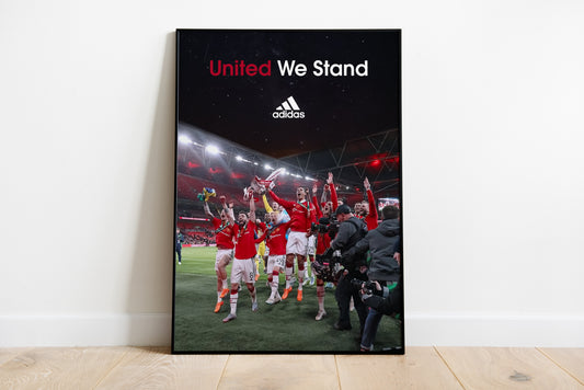 Man United "United We Stand" Poster