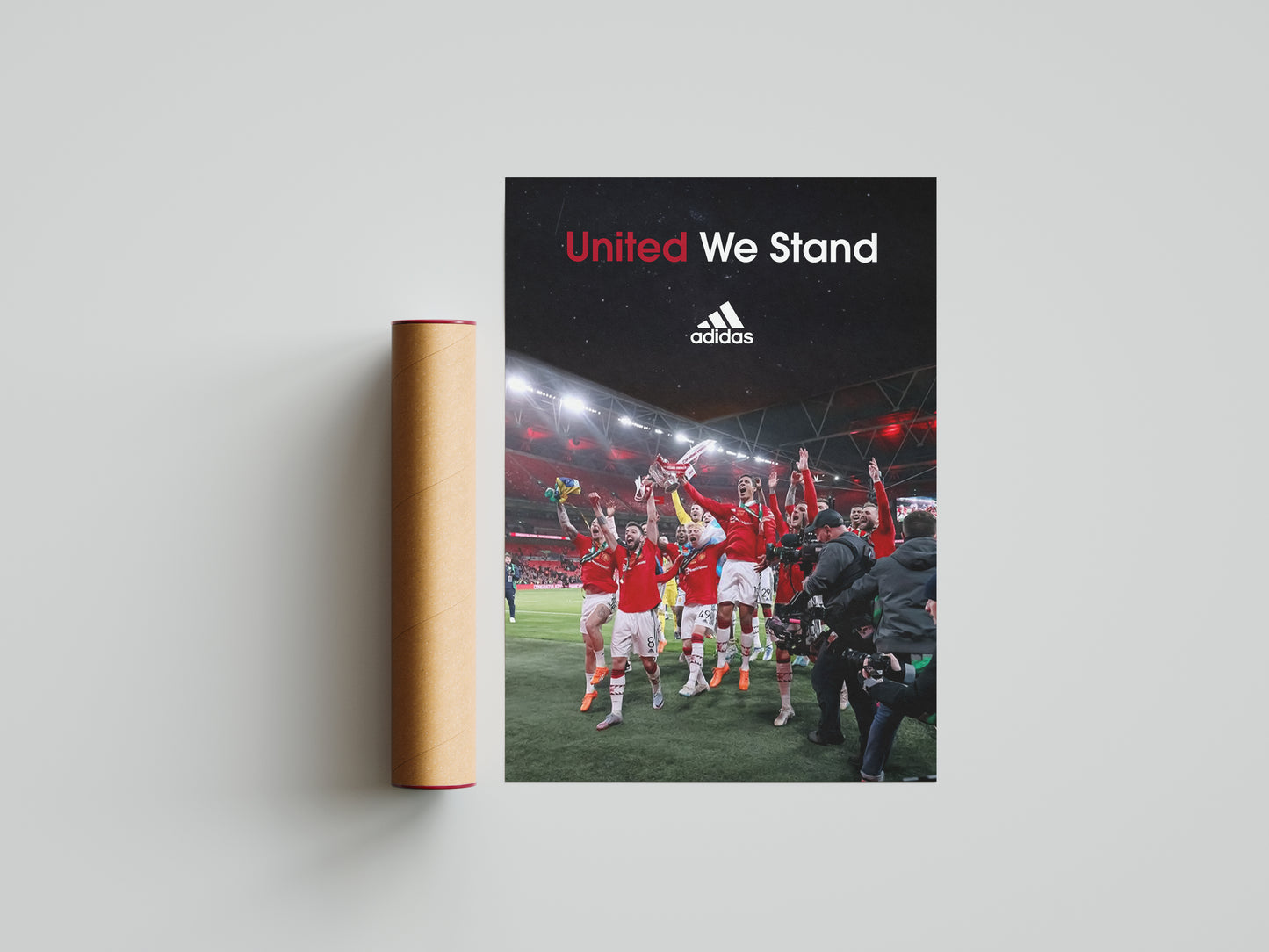 Man United "United We Stand" Poster