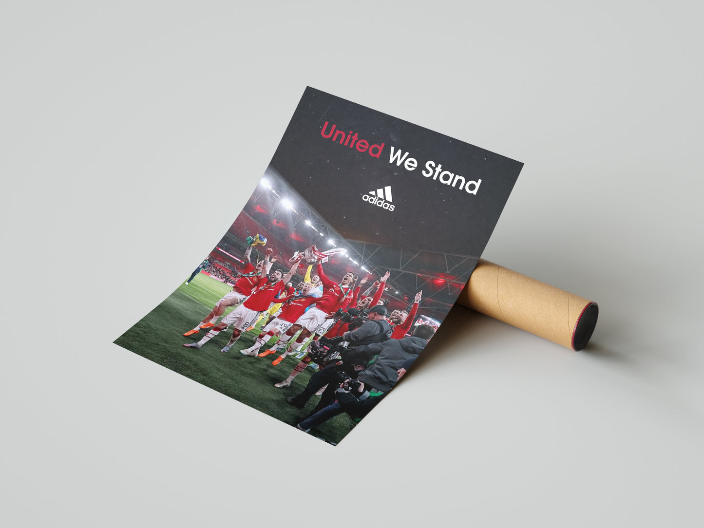 Man United "United We Stand" Poster