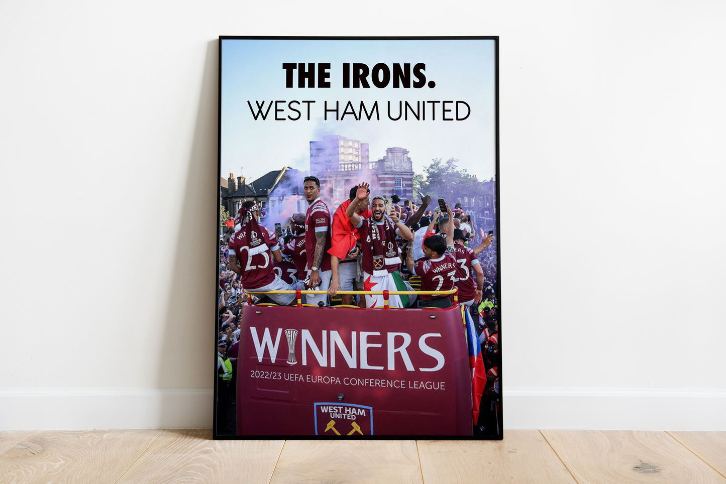 West Ham "The Irons" Poster