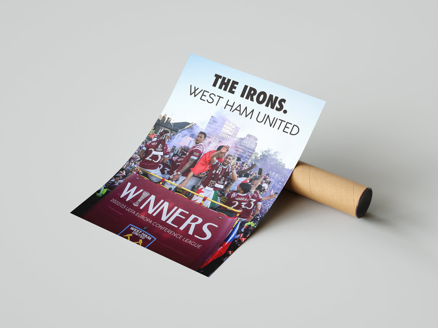 West Ham "The Irons" Poster