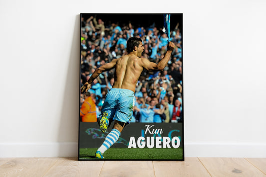 Sergio Aguero Poster