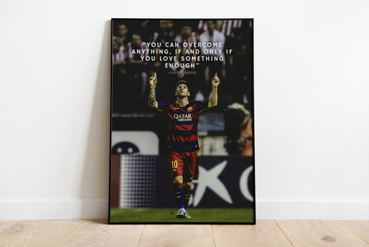 Lionel Messi Motivation Poster