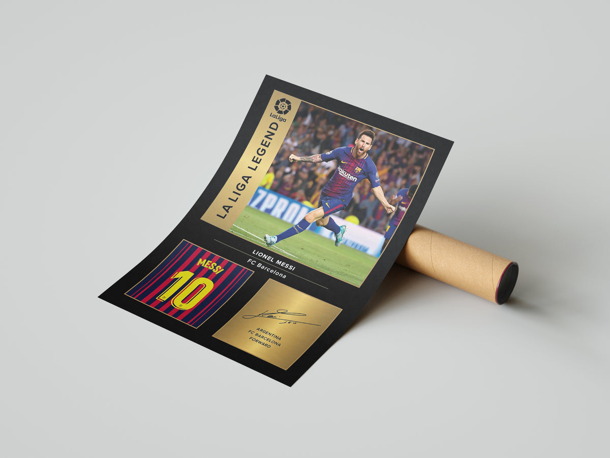 Messi Sign Paper Lionel Messi Signature Poster – LMDesignerPrints