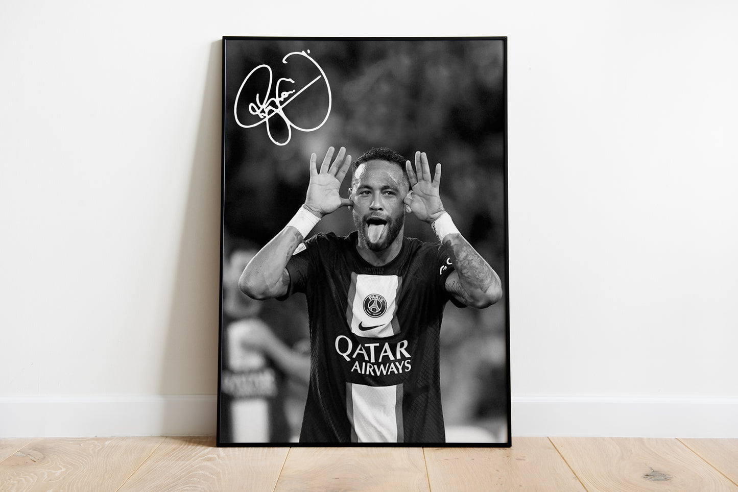 Neymar Jr Signature Poster