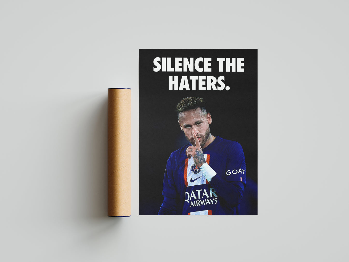 Neymar Jr "Silence The Haters" Poster