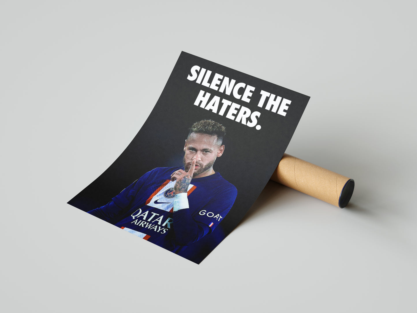 Neymar Jr "Silence The Haters" Poster