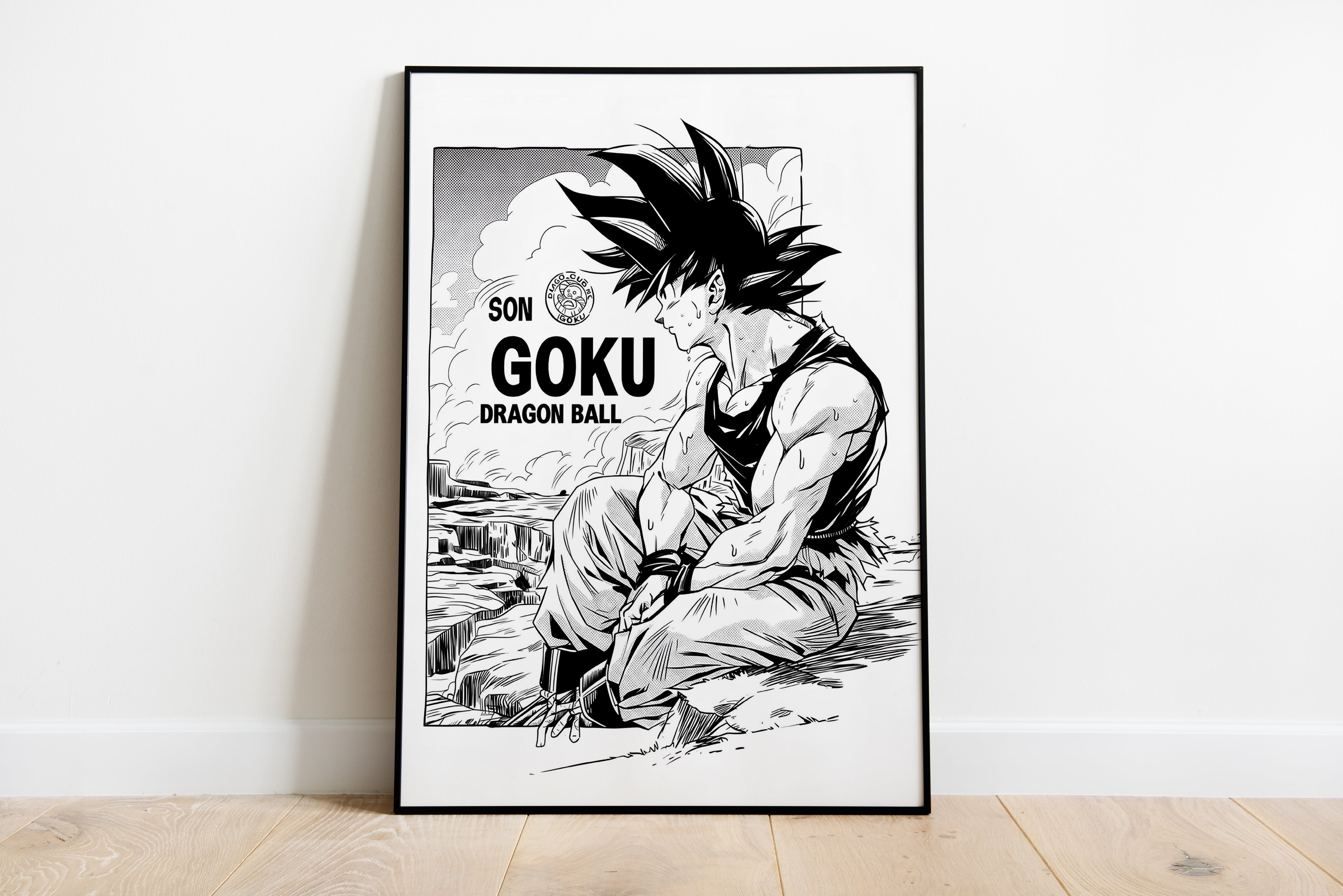Son Goku Poster LMDesignerPrints son-goku-poster-lmdesignerprints
